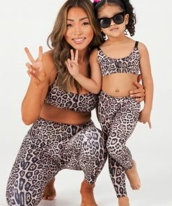 Onzie Kids Elastic Bra - Leopard