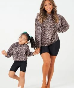 Onzie Kids Biker Short - Black Rib