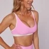 ONZIE LSF Color Block Bra - Move Pink