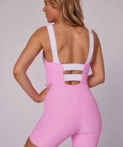 ONZIE LSF Block Leotard - Move Pink