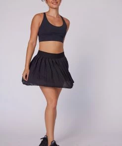 ONZIE Pleated Tennis Skirt - Black
