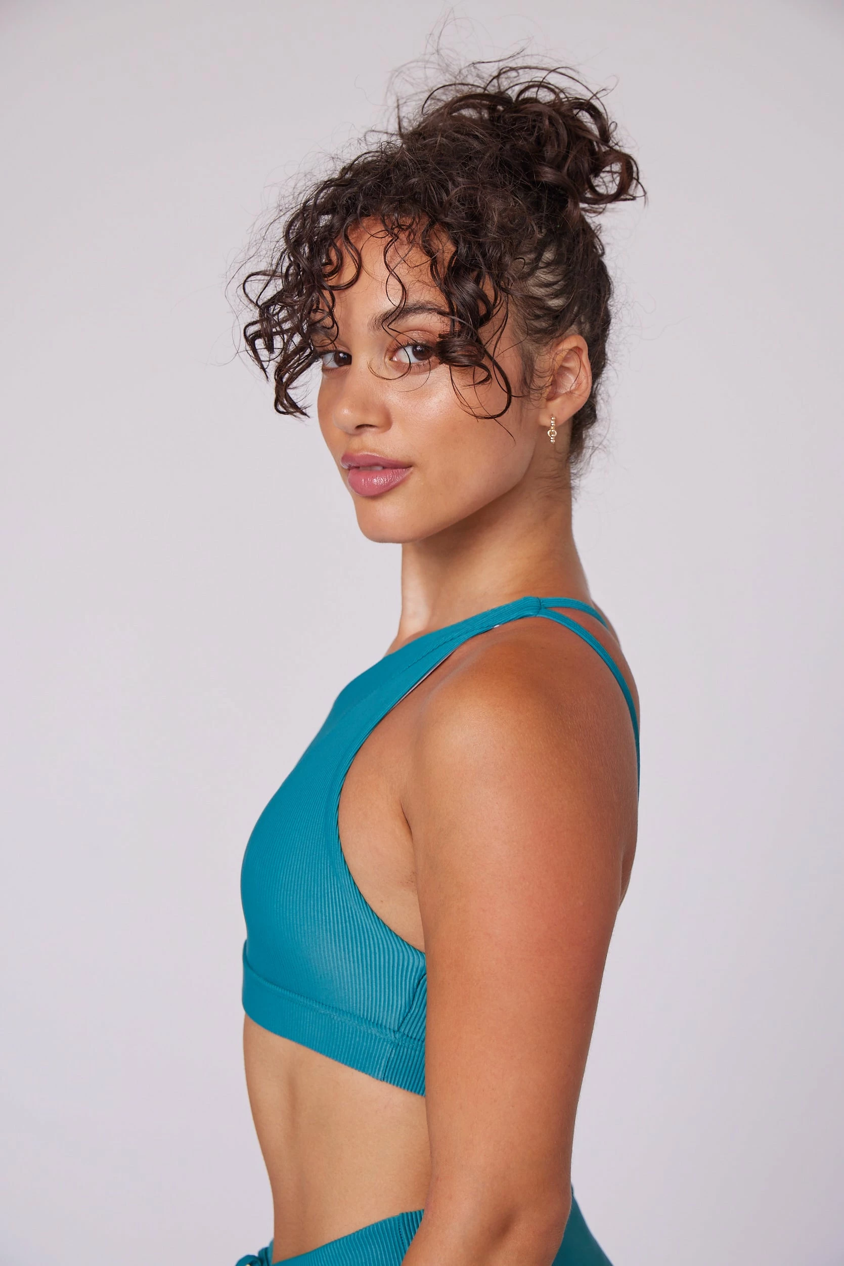 ONZIE Sutra Bra - Aquamarine Rib 10 ONZIE Sutra Bra - Aquamarine Rib