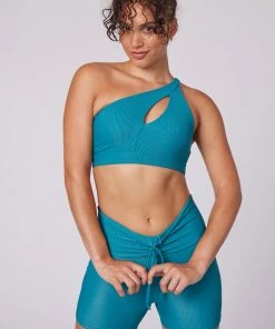 ONZIE Sutra Bra - Aquamarine Rib 19 ONZIE Sutra Bra - Aquamarine Rib