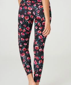 Onzie High Rise Legging - Midnight Roses Bottoms