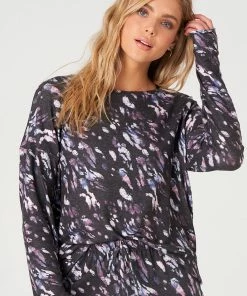 Onzie High Low Sweatshirt - Jungle Hues