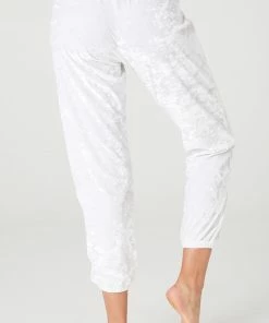 Onzie Bottoms Velvet Sweatpant - Opal Crushed Velvet