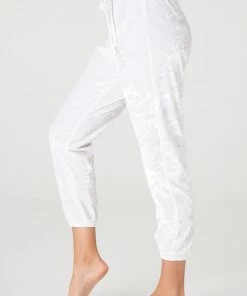 Onzie Bottoms Velvet Sweatpant - Opal Crushed Velvet