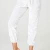 Onzie Bottoms Velvet Sweatpant - Opal Crushed Velvet