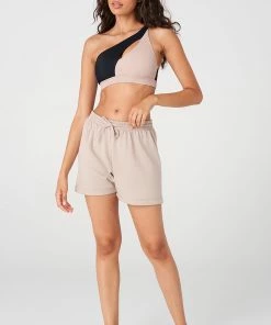 Onzie Bottoms PE Short - Taupe Fleece