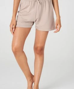 Onzie Bottoms PE Short - Taupe Fleece