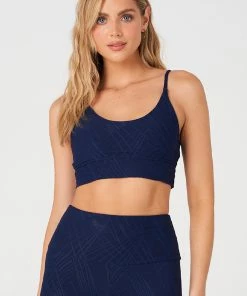 Onzie Flow Bra - Navy Selenite