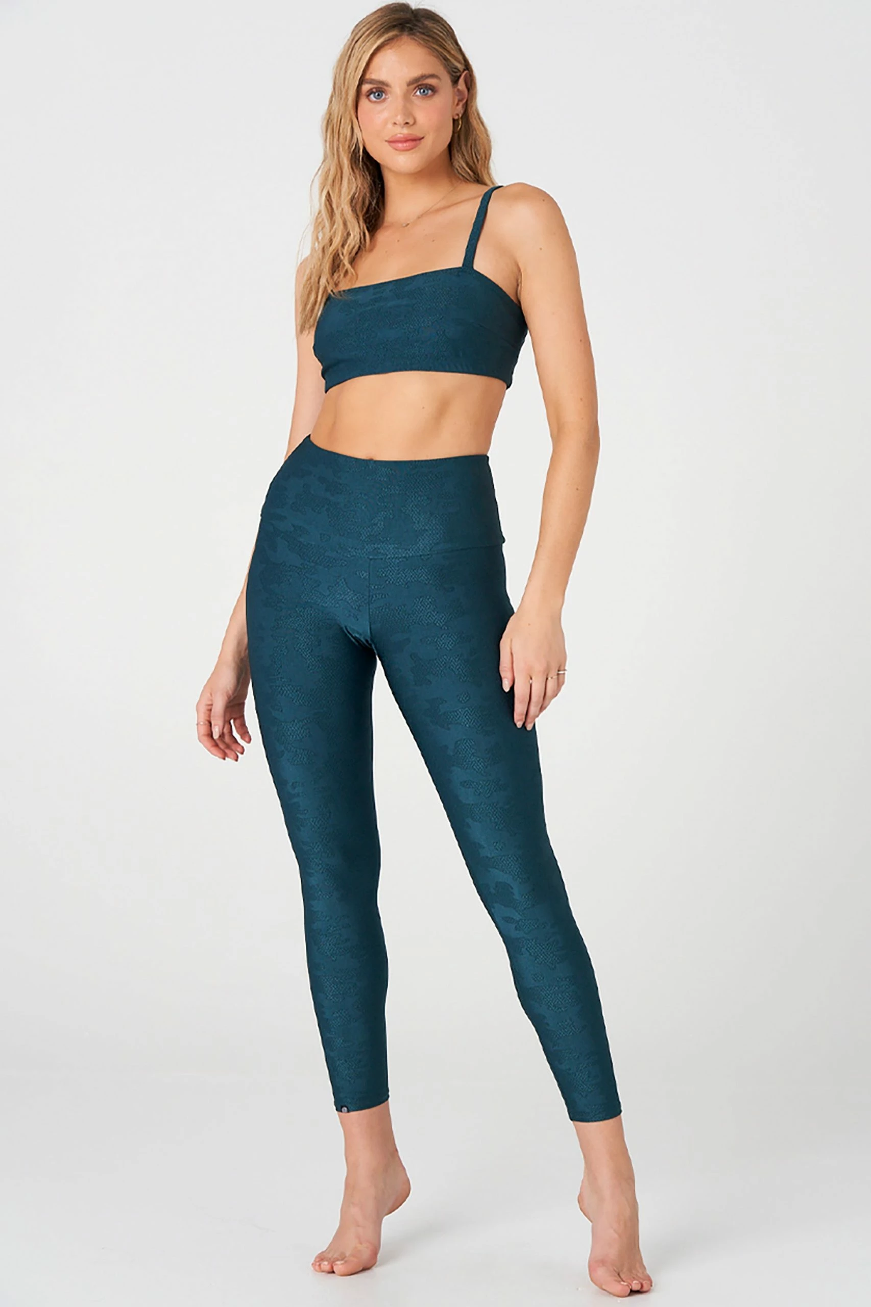 Onzie Bottoms Jacquard Legging - Emerald Jacquard 7 Onzie Bottoms Jacquard Legging - Emerald Jacquard