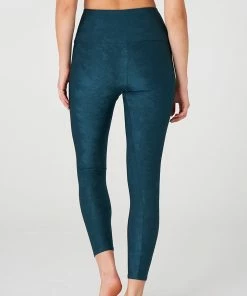 Onzie Bottoms Jacquard Legging - Emerald Jacquard