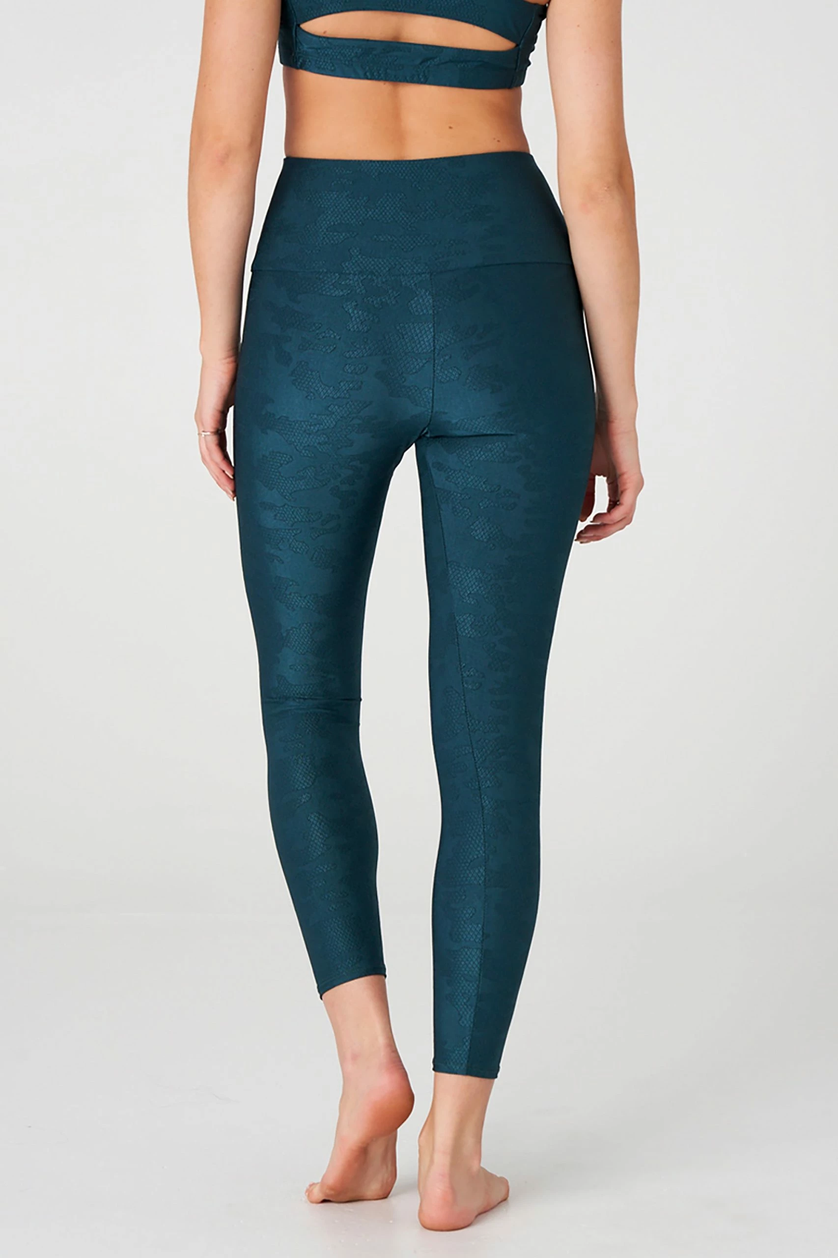 Onzie Bottoms Jacquard Legging - Emerald Jacquard 4 Onzie Bottoms Jacquard Legging - Emerald Jacquard