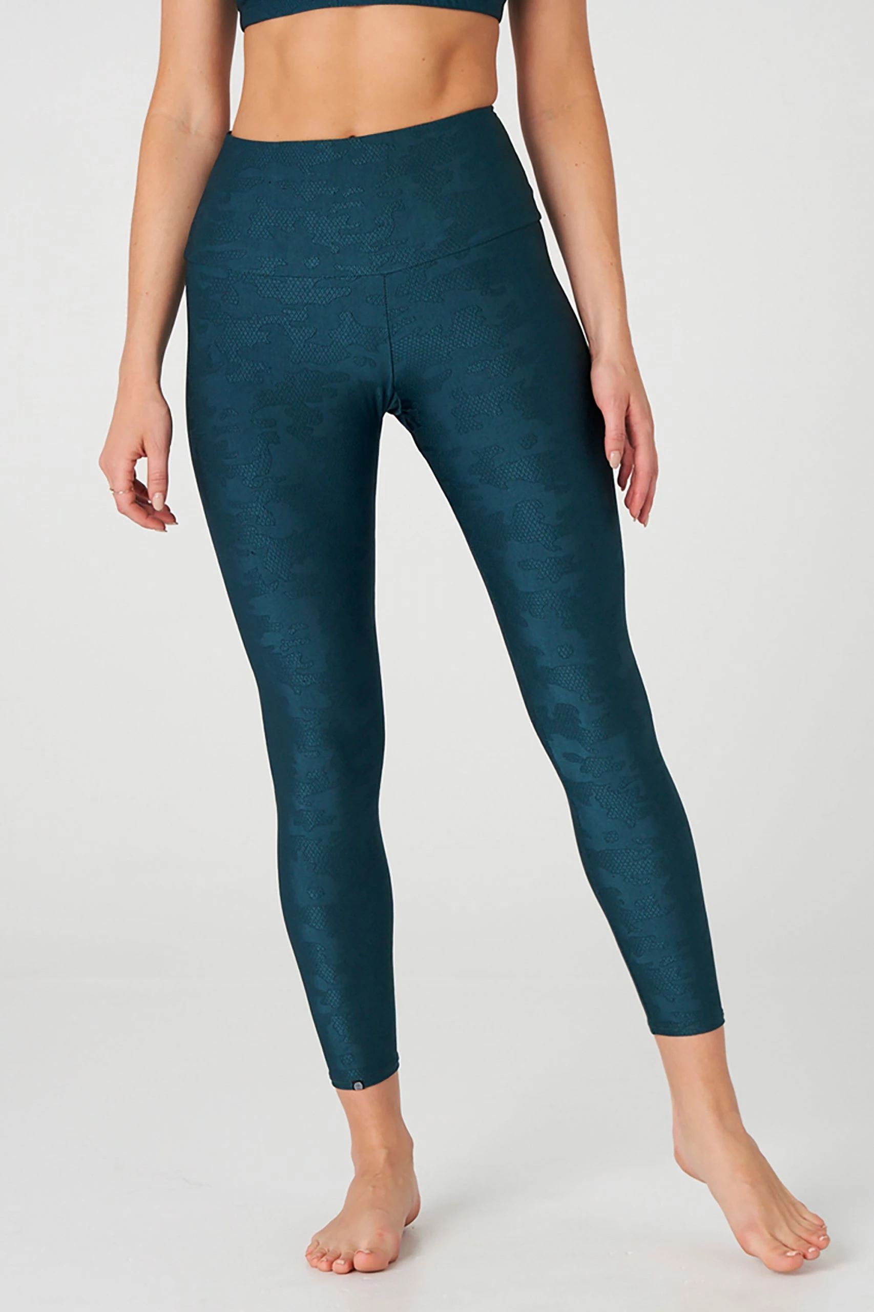 Onzie Bottoms Jacquard Legging - Emerald Jacquard 3 Onzie Bottoms Jacquard Legging - Emerald Jacquard