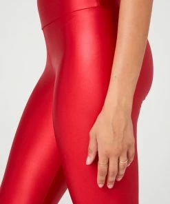 Onzie High Rise Liquid Legging - Red Liquid Bottoms 10 Onzie High Rise Liquid Legging - Red Liquid Bottoms