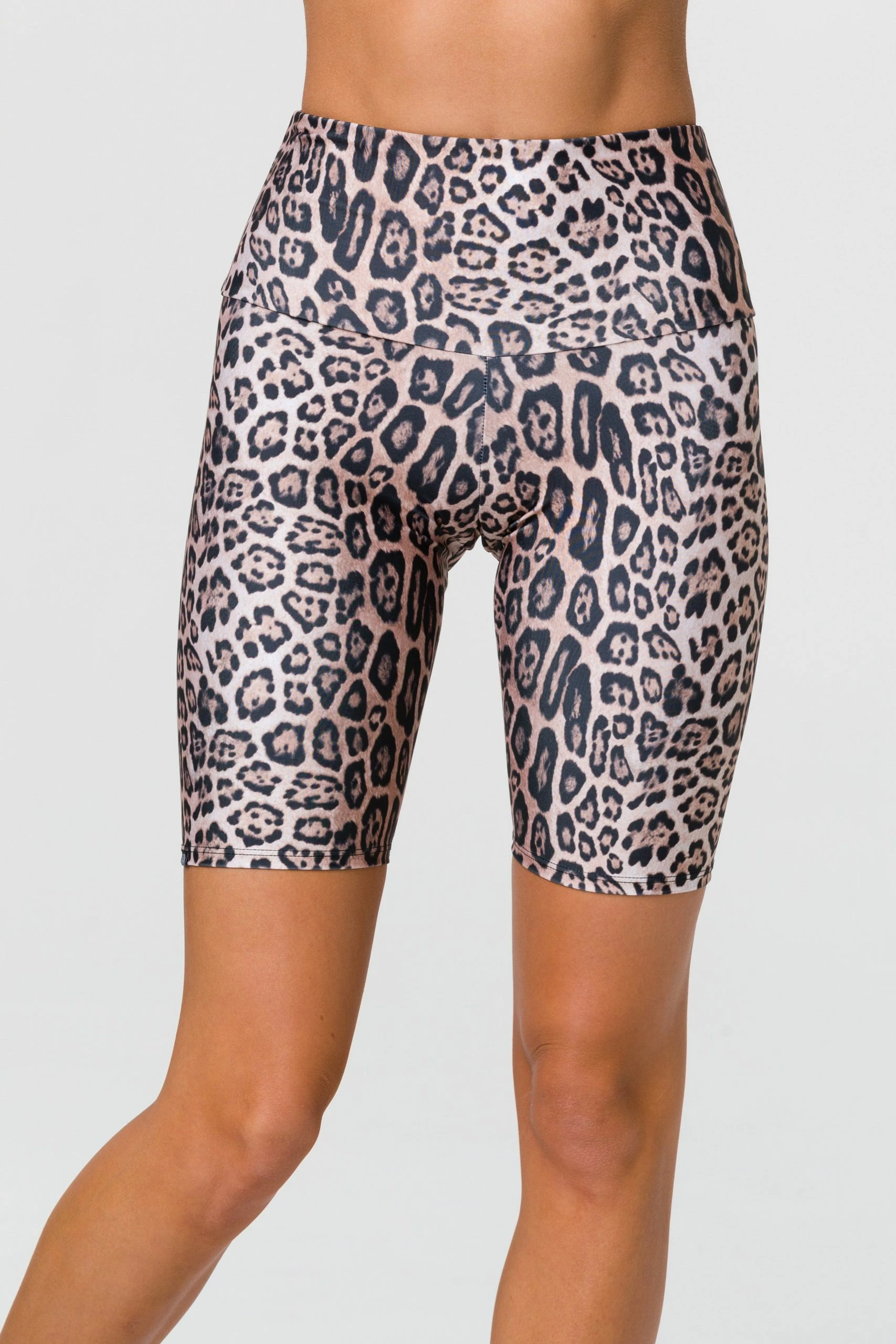 Onzie Flow High Rise Biker Short - Leopard 8 Onzie Flow High Rise Biker Short - Leopard