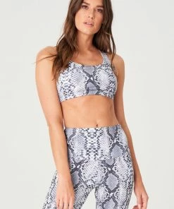 ONZIE SALE Chic Bra - Black White Cobra