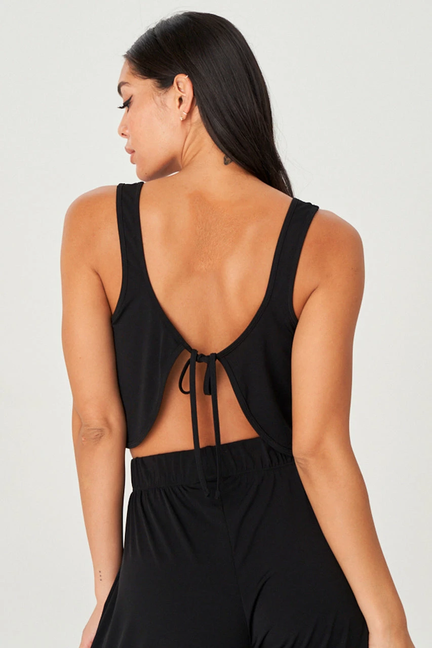 Onzie Bahia Crop Top - Black Tops 6 Onzie Bahia Crop Top - Black Tops
