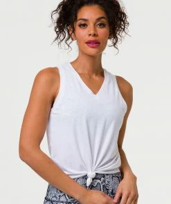 Onzie Knot Tee - White