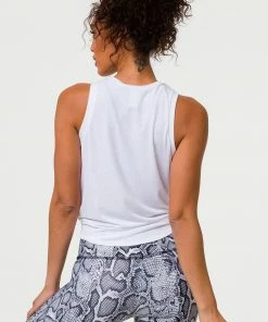 Onzie Knot Tee - White