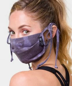 Onzie Mindful Masks Cotton Flow - Combat Camo/Amethyst Tie Dye