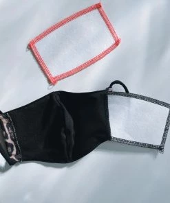 Onzie Mindful Masks Insertable Filter - 2 Pack - Black/Pink