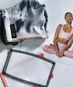 Onzie Mindful Masks Insertable Filter - 2 Pack - Black/Pink