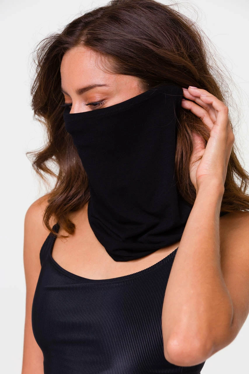 Onzie Mindful Masks Face Cover - Black 3 Onzie Mindful Masks Face Cover - Black