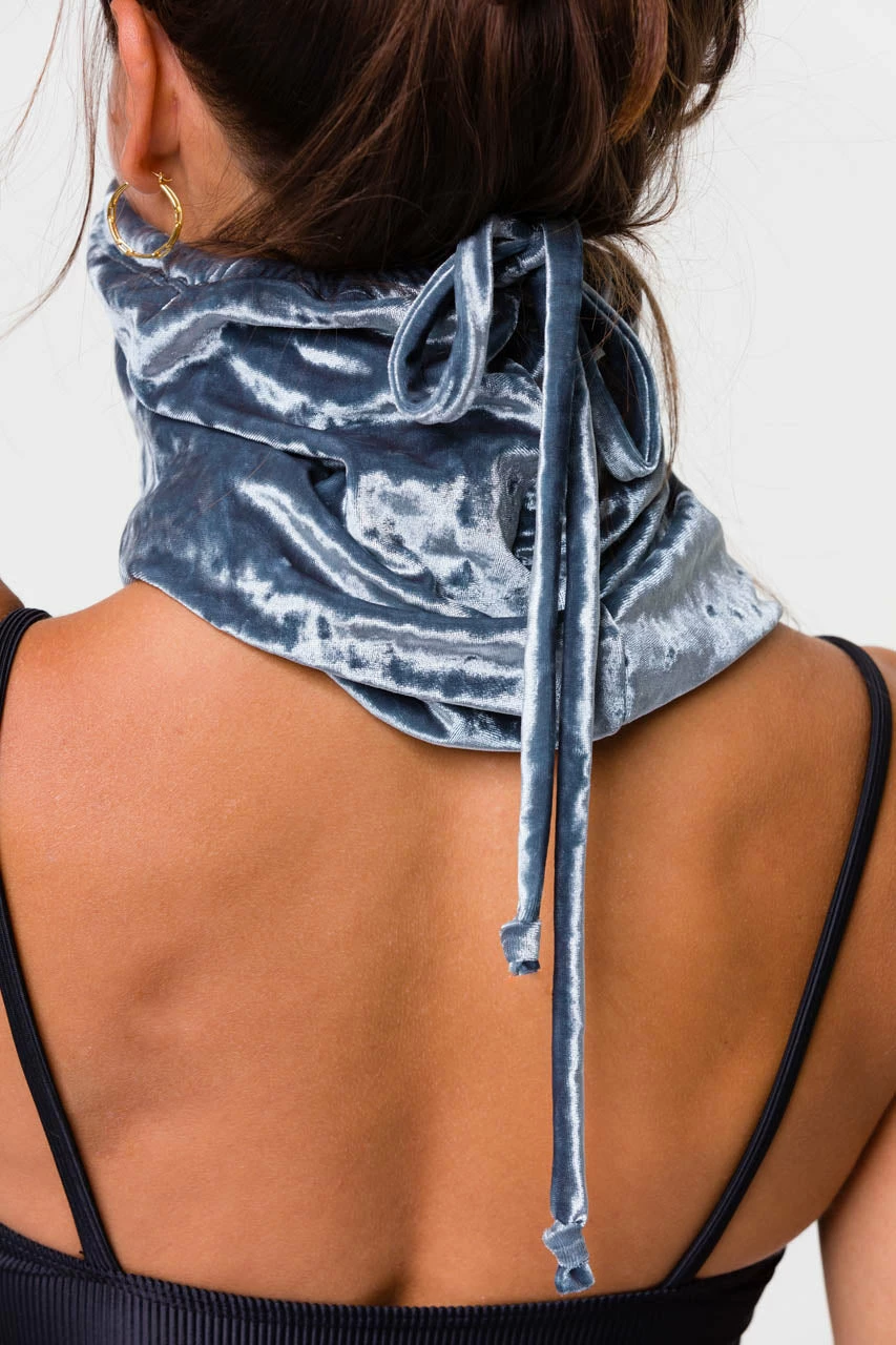 Onzie Mindful Masks Face Cover - Steel Velvet 4 Onzie Mindful Masks Face Cover - Steel Velvet