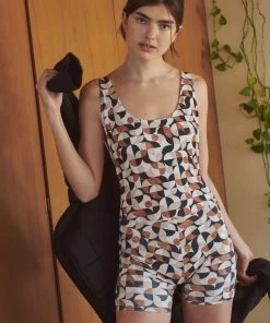 ONZIE Cross Back Leotard - Retro Bizarre One Pieces