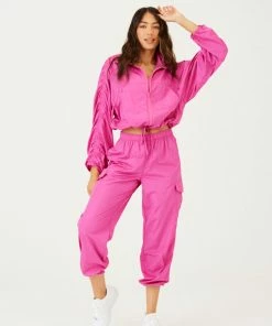 ONZIE Parachute Jacket - Raspberry Rose Tops