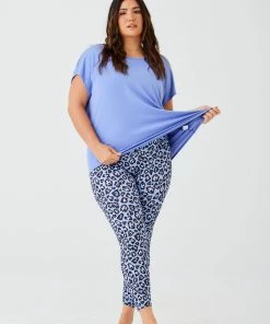 ONZIE Tops Drop Back Top - Periwinkle
