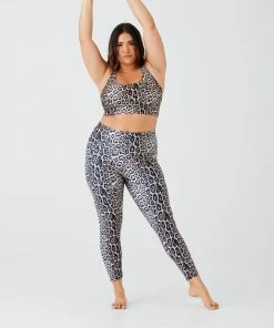 Onzie Flow Bottoms High Rise Long Legging - Leopard 25 Onzie Flow Bottoms High Rise Long Legging - Leopard