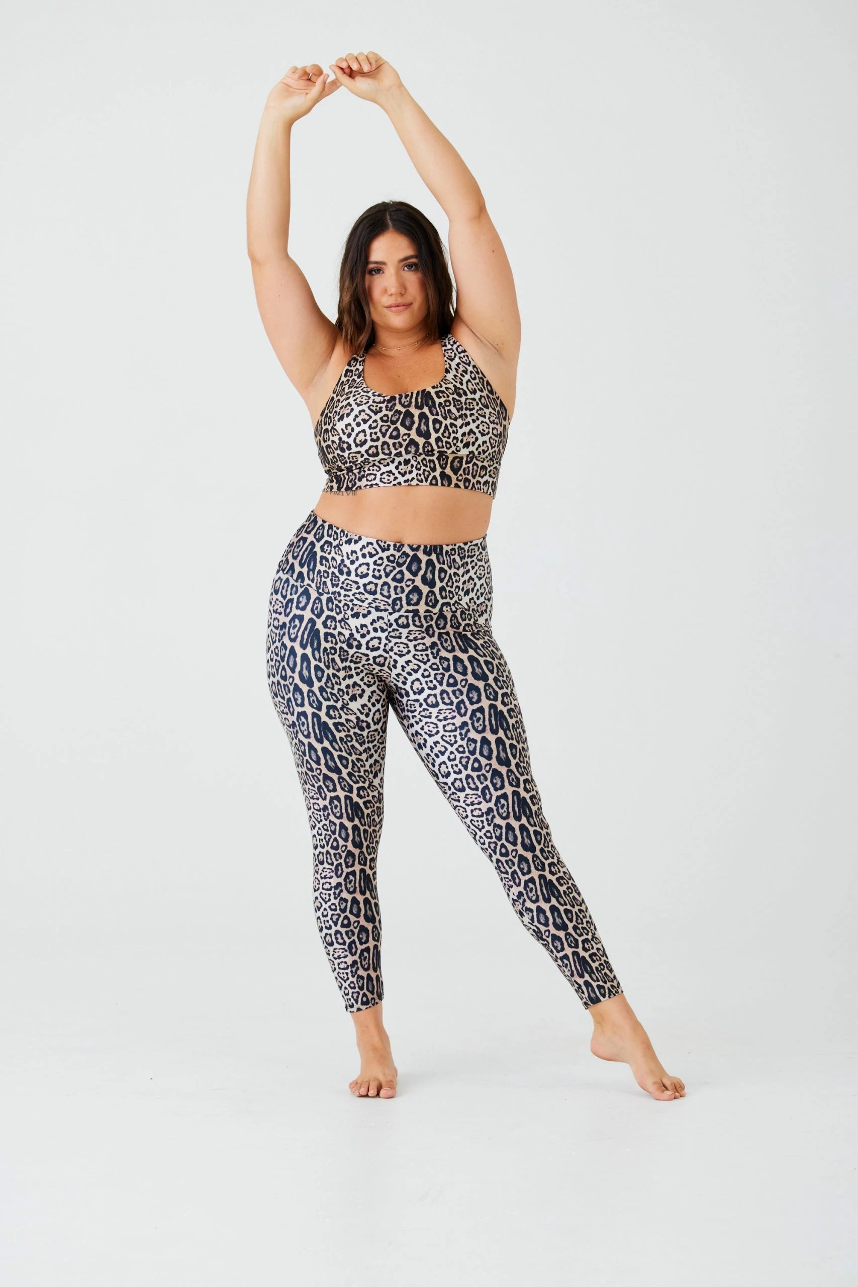 Onzie Flow Bottoms High Rise Long Legging - Leopard 14 Onzie Flow Bottoms High Rise Long Legging - Leopard