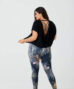 Onzie Tops Drop Back Top - Black