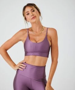 Onzie Flow Bra - Toasted Mauve Liquid