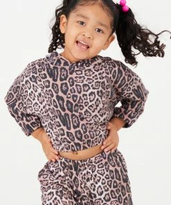 Onzie Kids Hoodie Sweatshirt - Leopard