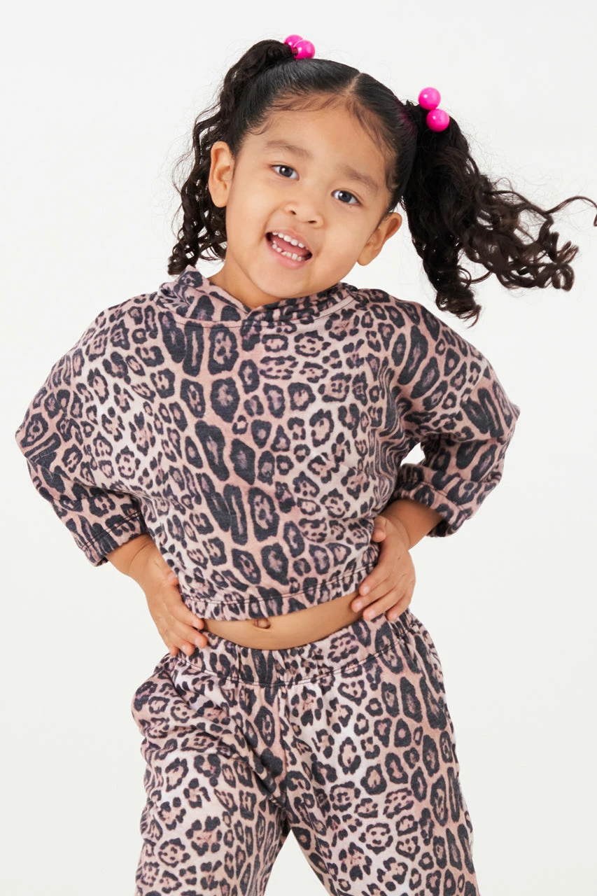 Onzie Kids Hoodie Sweatshirt - Leopard 3 Onzie Kids Hoodie Sweatshirt - Leopard