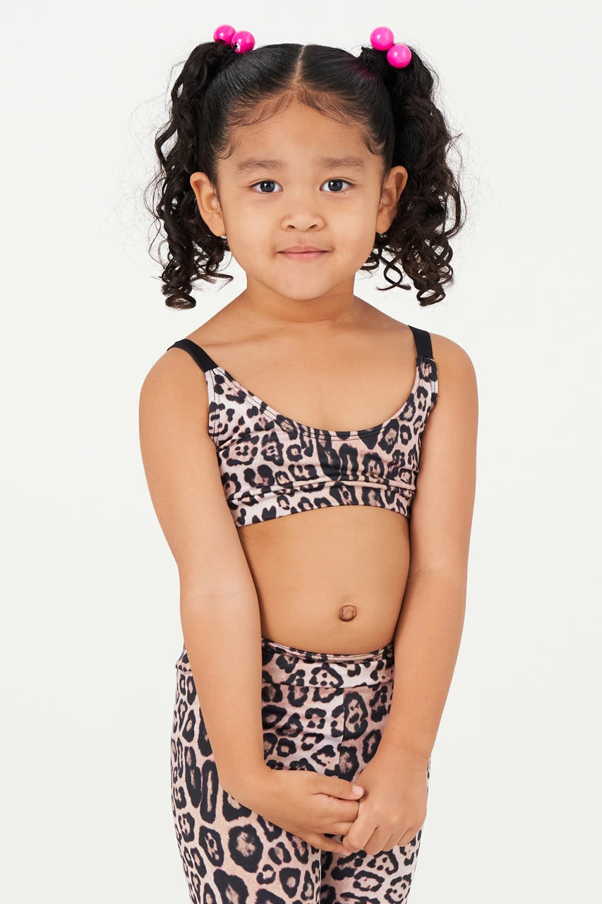 Onzie Kids Elastic Bra - Leopard 3 Onzie Kids Elastic Bra - Leopard