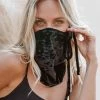 Onzie Mindful Masks Face Cover - Black Velvet 2 Onzie Mindful Masks Face Cover - Black Velvet