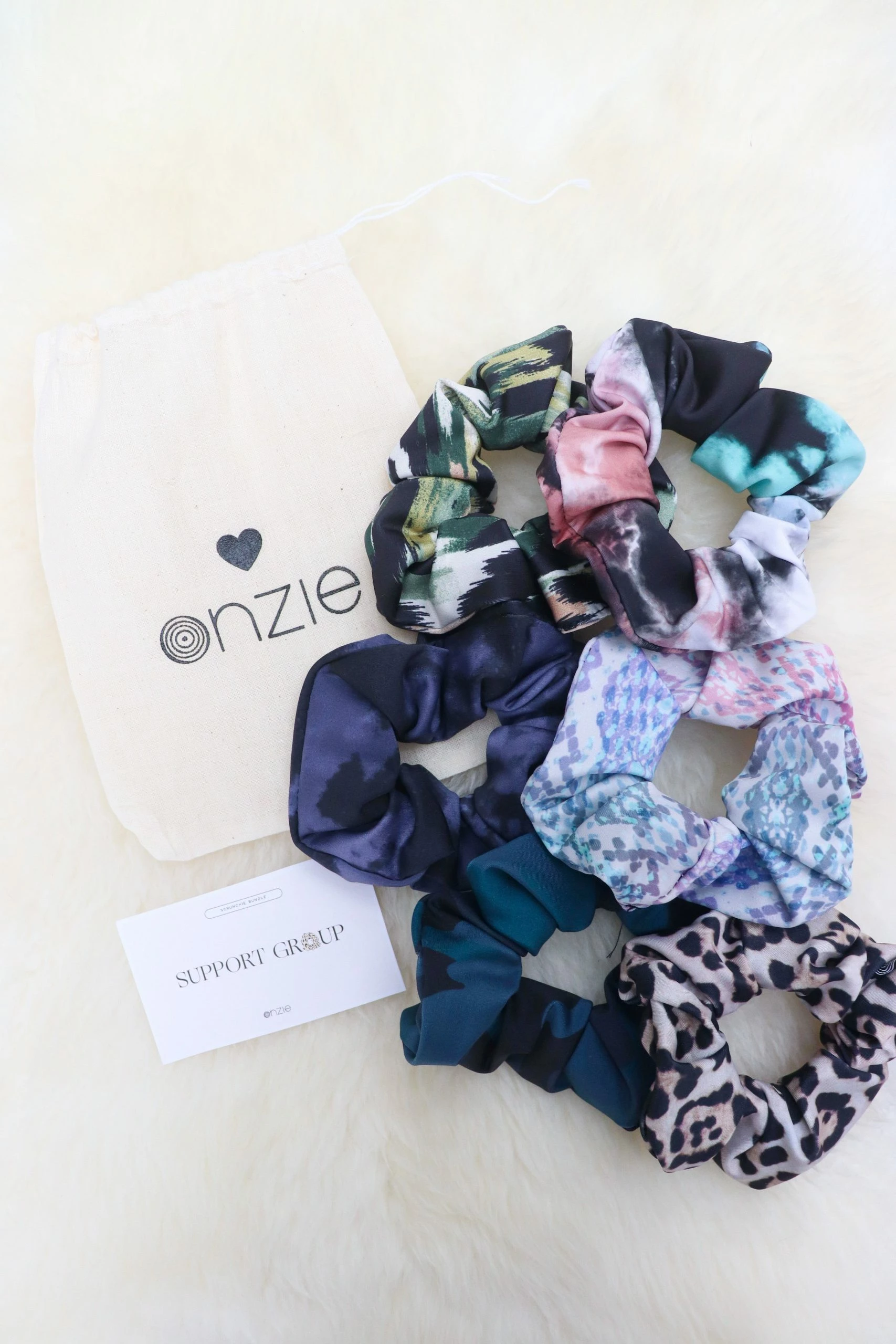 Onzie Accessories Scrunchies - Multi Pack 3 Onzie Accessories Scrunchies - Multi Pack