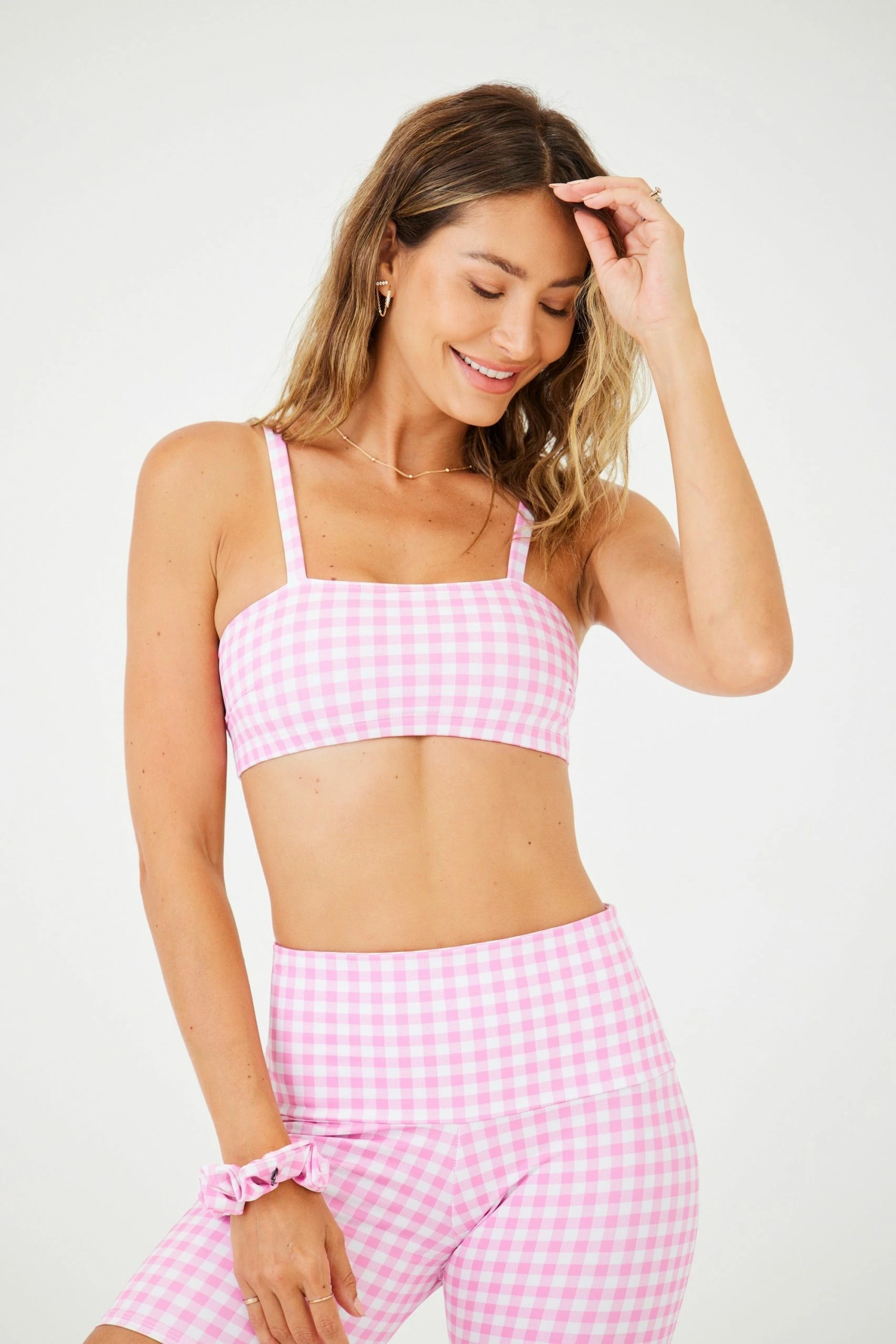 ONZIE Bali Bandeau - Rosette Gingham SALE 3 ONZIE Bali Bandeau - Rosette Gingham SALE