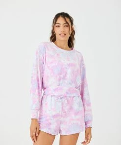 ONZIE Bella Sweatshirt - Prismatic Tie Dye