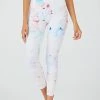 ONZIE Bottoms High Rise Rib Legging - Le Fleur 2 ONZIE Bottoms High Rise Rib Legging - Le Fleur