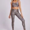 Onzie Flow Bottoms High Rise Long Legging - Leopard