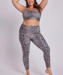Onzie Flow Bottoms High Rise Long Legging - Leopard 21 Onzie Flow Bottoms High Rise Long Legging - Leopard
