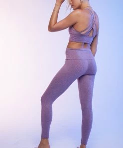ONZIE Eco Luxe Legging - Dusty Lilac Bottoms 8 ONZIE Eco Luxe Legging - Dusty Lilac Bottoms