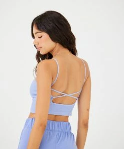 ONZIE Seamless Tank - Periwinkle Tops