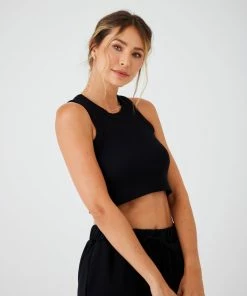 ONZIE Sculpt Tank - Black Core Rib